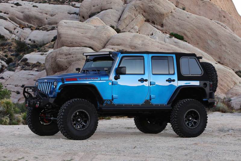 Fabtech 07-18 Jeep JK 4-Door 5in Trail Lt w/Dlss Shks - K4070DL