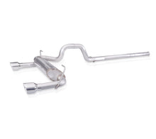Load image into Gallery viewer, Stainless Works 2018+ Jeep Wrangler JL 304SS Factory Connect 2.5in Cat Back Exhaust System - JPJLUCB