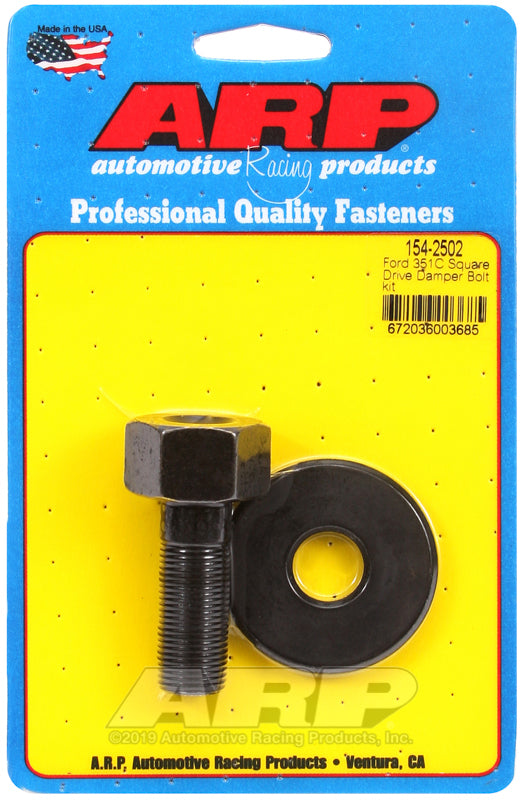 ARP Ford 351C square drive balancer bolt kit - 154-2502