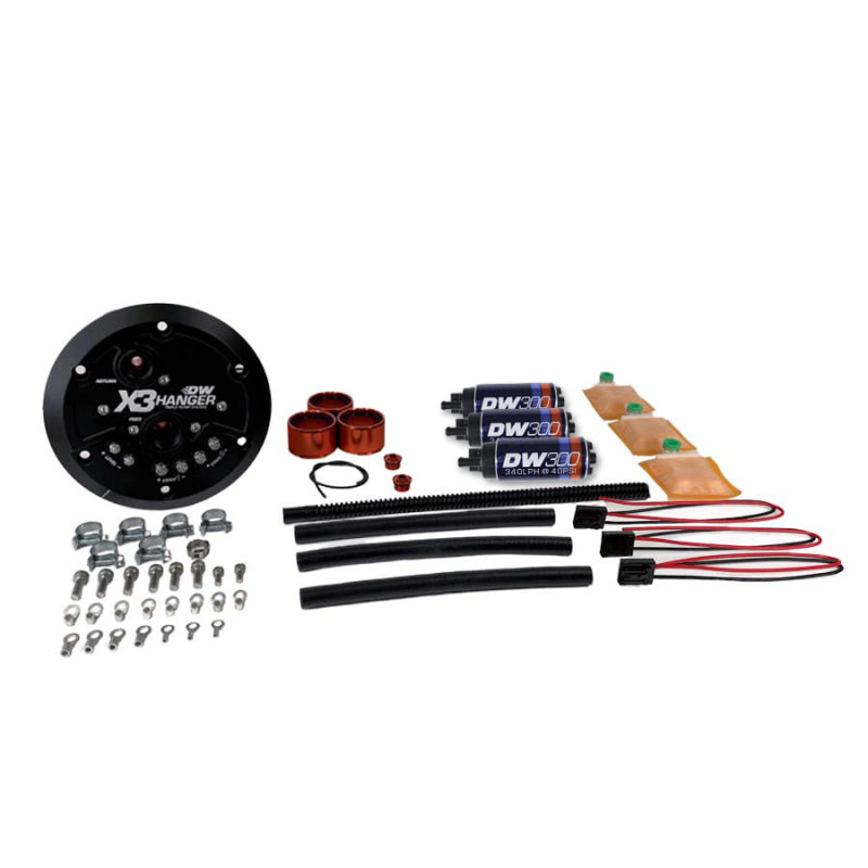 DeatschWerks X3 Series Fuel Pump Hanger w/ DW300 Fuel Pumps for 1999-04 Ford F-150 Lightning - 9-301-7031