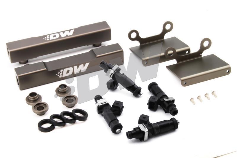 DeatschWerks 04-06 Subaru STI/LGT Side Feed to Top Feed Fuel Rail Conv Kit w/ 2200cc Injectors - 6-101-2200