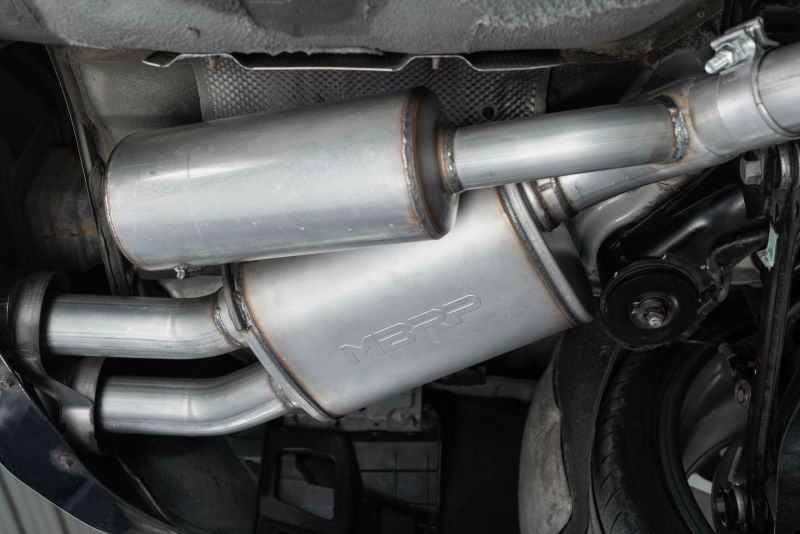 MBRP 2018+ Kia Stinger 3.3L RWD/AWD 2.5in Cat Back Dual Rear Exit w/o Tips - S4704304