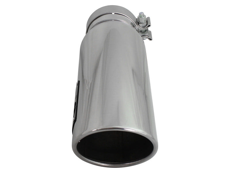 aFe Diesel Exhaust Tip Bolt On Polished 4in Inlet x 5in Outlet x 15in - 49T40501-P15