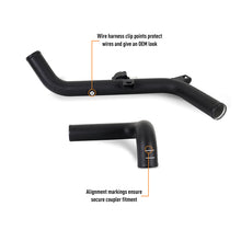 Load image into Gallery viewer, Mishimoto 2021+ Ford Bronco 2.7L High-Mount Intercooler Pipe Upgrade Kit - Wrinkle Black - MMICP-BR27-21USBK
