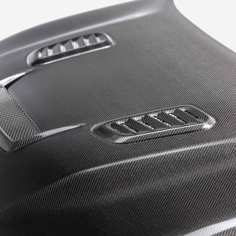 Seibon 2023 Toyota GR Corolla VS-Style Double-Sided Carbon Hood - Gloss Finish - HD23TYGRCOR-VS-DS