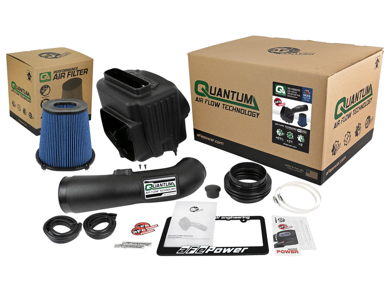 aFe Quantum Pro 5R Cold Air Intake System 17-18 GM/Chevy Duramax V6-6.6L L5P - Oiled - 53-10007R