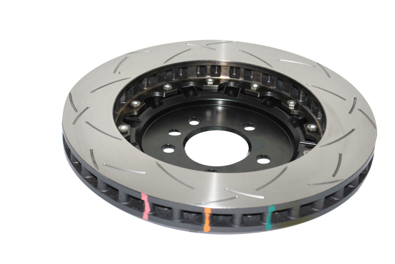 DBA 09-15 Lotus Evora F Front Slotted 5000 Series 2 Piece Rotor Assembled w/ Black Hat - DBA52364BLKS