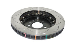 Load image into Gallery viewer, DBA 09-15 Lotus Evora F Front Slotted 5000 Series 2 Piece Rotor Assembled w/ Black Hat - DBA52364BLKS