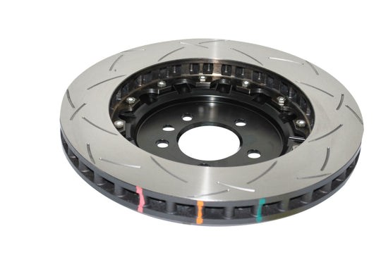 DBA 09-15 Lotus Evora F Front Slotted 5000 Series 2 Piece Rotor Assembled w/ Black Hat - DBA52364BLKS