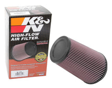 Load image into Gallery viewer, K&amp;N Universal Clamp-On Air Filter 5in FLG / 6-1/2in B / 4-3/8in T / 8-3/4in H - RU-2815