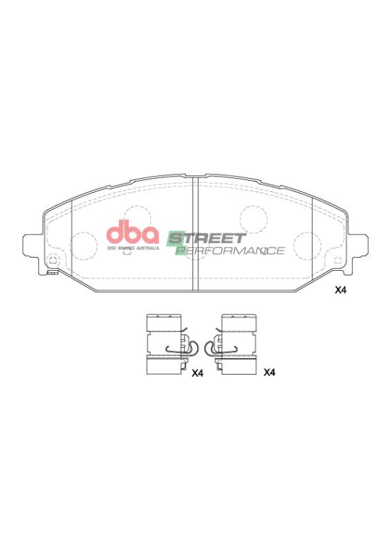 DBA 2018+ Ram 1500 TRX SP Performance Front Brake Pads - DB15195SP