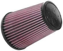 Load image into Gallery viewer, K&amp;N Universal Tapered Filter 3.125in Flange ID x 5in Base OD x 3.5in Top OD x 6in Height - RU-3250