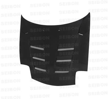 Seibon 93-02 Mazda RX7 FD3S TS Style Carbon Fiber Hood - HD9396MZRX7-TS