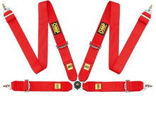 Load image into Gallery viewer, OMP Safety Harness First 3In 4 Points Red Fia 8854/98 - DA0-0801-B01-061