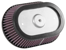 Load image into Gallery viewer, K&amp;N Universal Custom Air Filter - Oval Shape 9.313in OD / 2.375 Height - E-3988