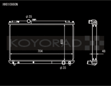 Load image into Gallery viewer, Koyo 96-00 Toyota Chaser JZX100 2.5L Inline 6 Turbo w/ Manual Trans Radiator - HH010860N