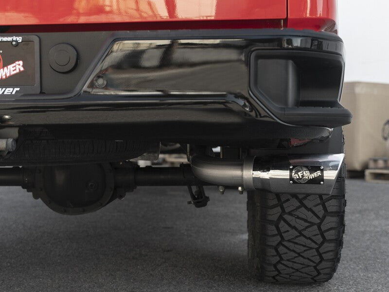 aFe Apollo GT Series 19-20 GM 1500 2.7L (t) 409 SS CB Exhaust System w/Polished Tip - 49-44108-P