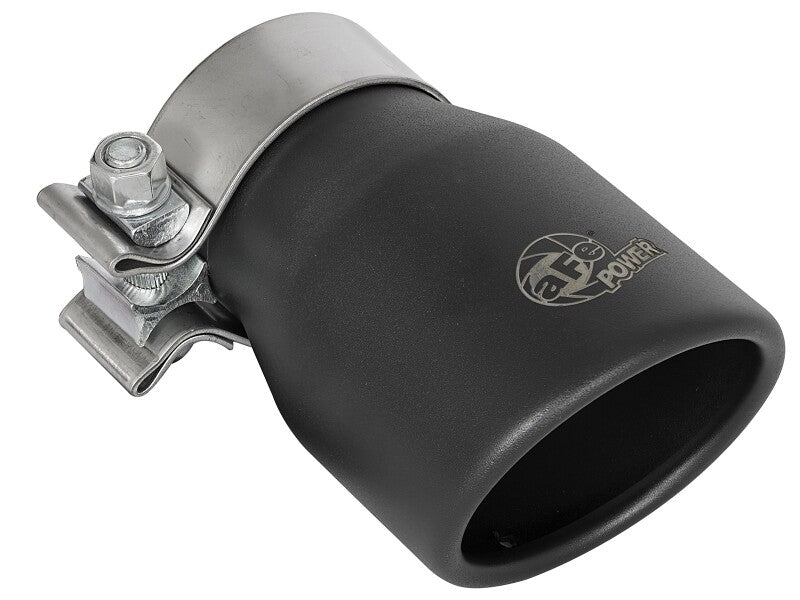 aFe MACH Force-Xp Axle-Back Exhaust System w/Black Tip 18-20 Jeep Wrangler L4-2.0T / V6-3.6L - 49-48070-1B
