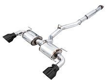 Load image into Gallery viewer, AWE Tuning Subaru BRZ/ Toyota GR86/ Toyota 86 Touring Edition Cat-Back Exhaust- Diamond Black Tips - 3015-33486