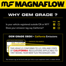 Load image into Gallery viewer, MagnaFlow Direct Fit Catalytic Converter 2011-2015 Cooper L4 1.6 OEM Underbody - 52472