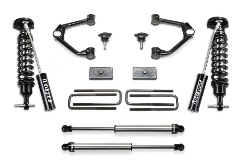 Fabtech 19-21 GM C/K1500 P/U 3in Budget Sys w/Dl 2.5 Resi & 2.25 - K1127DL