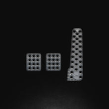 Load image into Gallery viewer, OMP Racing Pedals - Silver (Set of 3) - OA0-1030