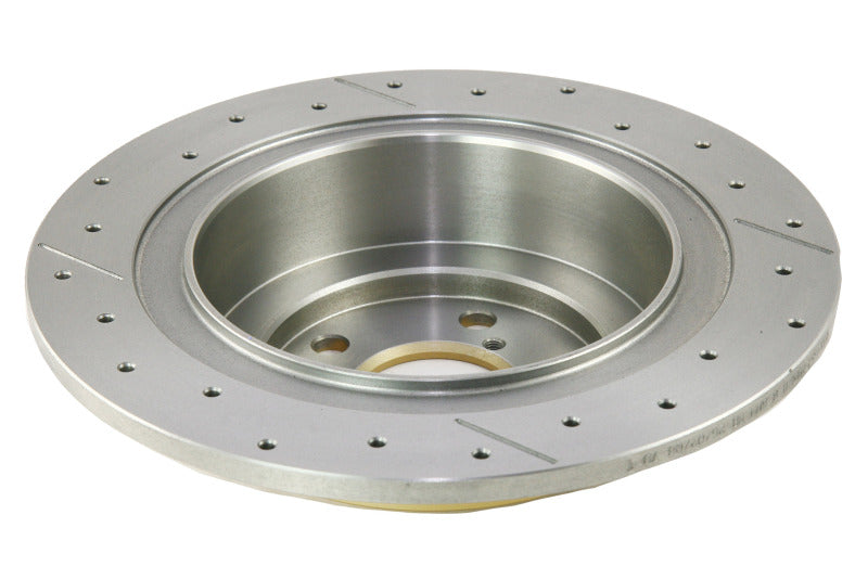 DBA 03-06 Subaru Baja Rear Street Series Drilled & Slotted Rotor w/Gold Hat - DBA657X