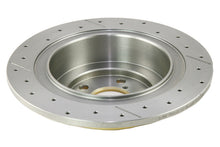 Load image into Gallery viewer, DBA 03-06 Subaru Baja Rear Street Series Drilled &amp; Slotted Rotor w/Gold Hat - DBA657X
