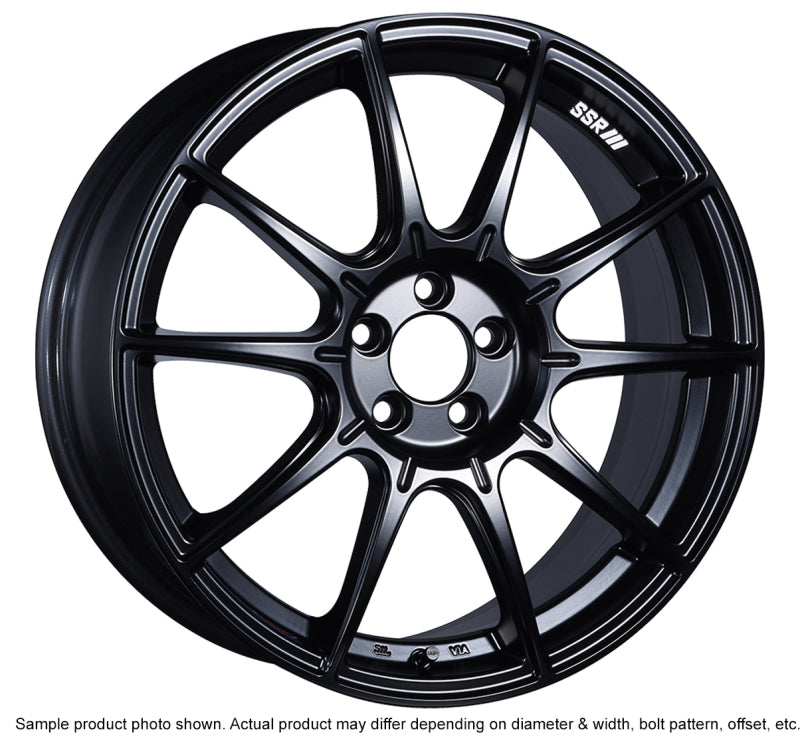 SSR GTX01 18x7.5 5x114.3 53mm Offset Flat Black Wheel - XA18750+5305GMB
