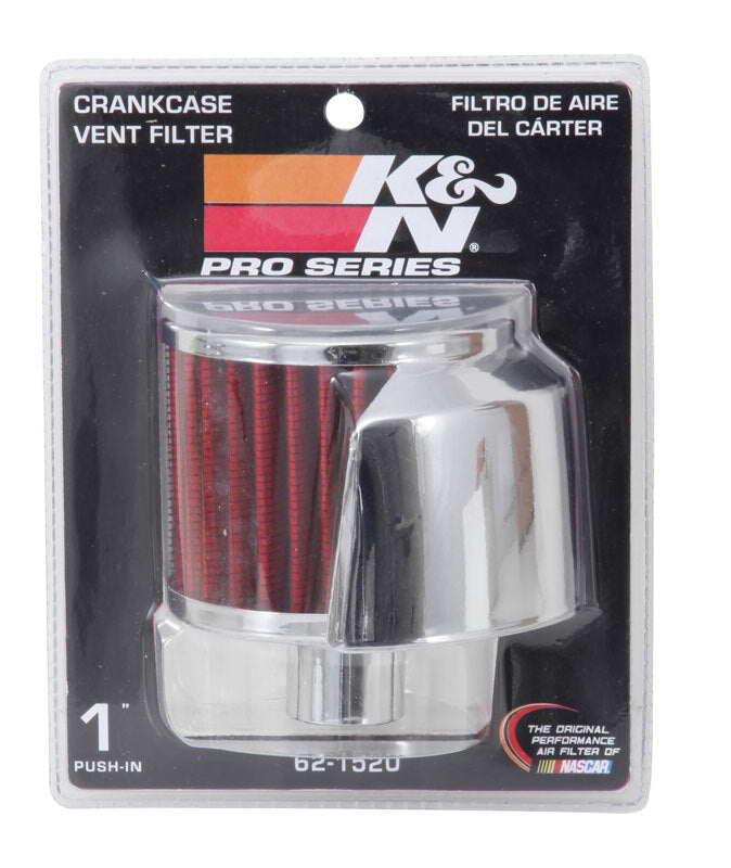 K&N 1.00in Flange ID x 3in OD x 2.5in Height Vent Filter - 62-1520