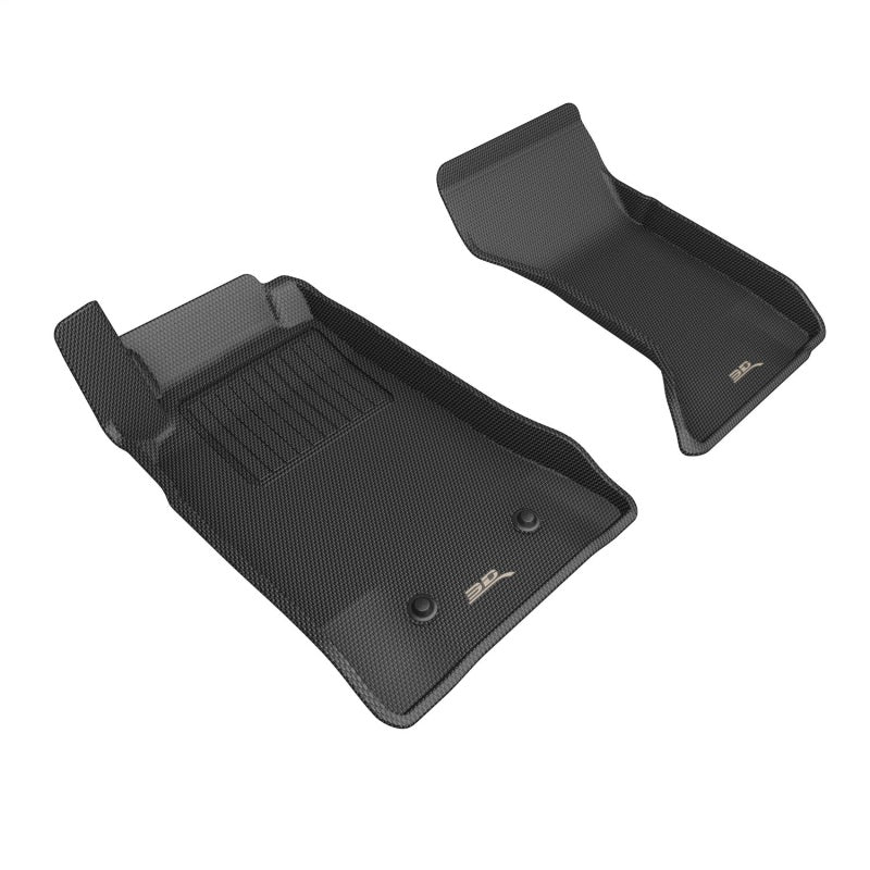 3D MAXpider 06-15 Mazda MX-5 Miata 1st Row Floormat - Black - L1MZ08711509