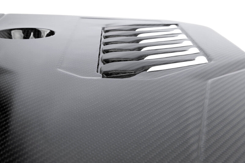 Dinan 19-26 BMW B58D (G01/G02/G20/G22/G23/G26/G42) Gloss Carbon Fiber Engine Cover w/Matte Accents - D590-0003