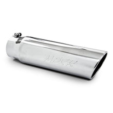 Load image into Gallery viewer, MBRP Universal 5in OD Angled Rolled End 4in Inlet 18in Length T304 Exhaust Tip - T5124