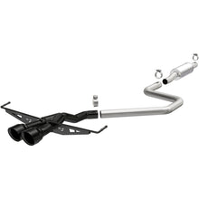 Load image into Gallery viewer, MagnaFlow 2019 Hyundai Veloster 1.6L 2.5in Center Exit Stainless Steel Cat-Back Exhaust w/Blk Tips - 19455
