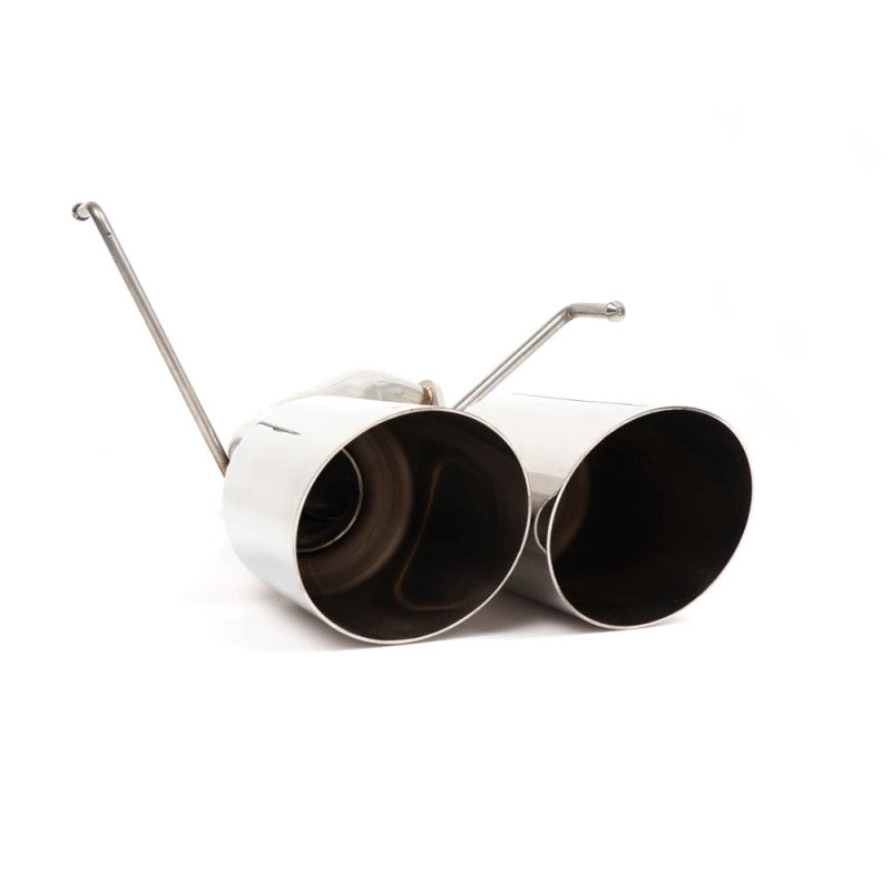 BLOX Racing 2022+ WRX Muffler Delete / Axle Back Single Wall 4in - Polished Tips - BXEX-51106