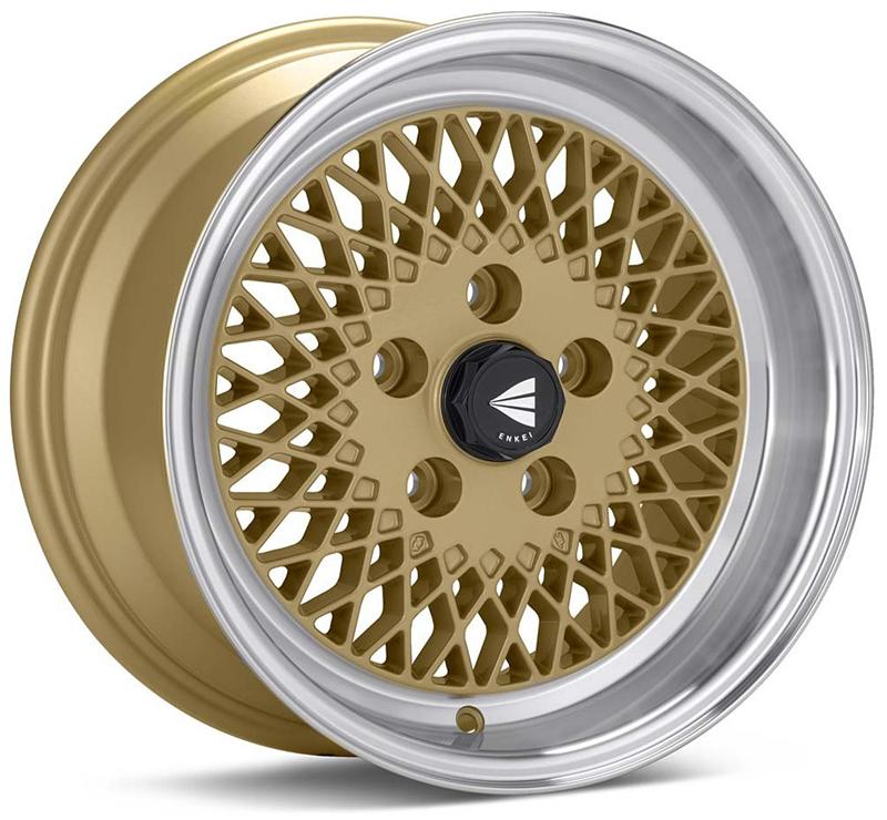 Enkei92 Classic Line 15x7 38mm Offset 4x114.3 Bolt Pattern Gold Wheel - 465-570-4838GG