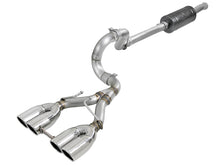 Load image into Gallery viewer, aFe Rebel Series 2.5in 304 SS Cat-Back Exhaust w/ Polished Tip 18-20 Jeep Wrangler (JL) - 49-38073-P