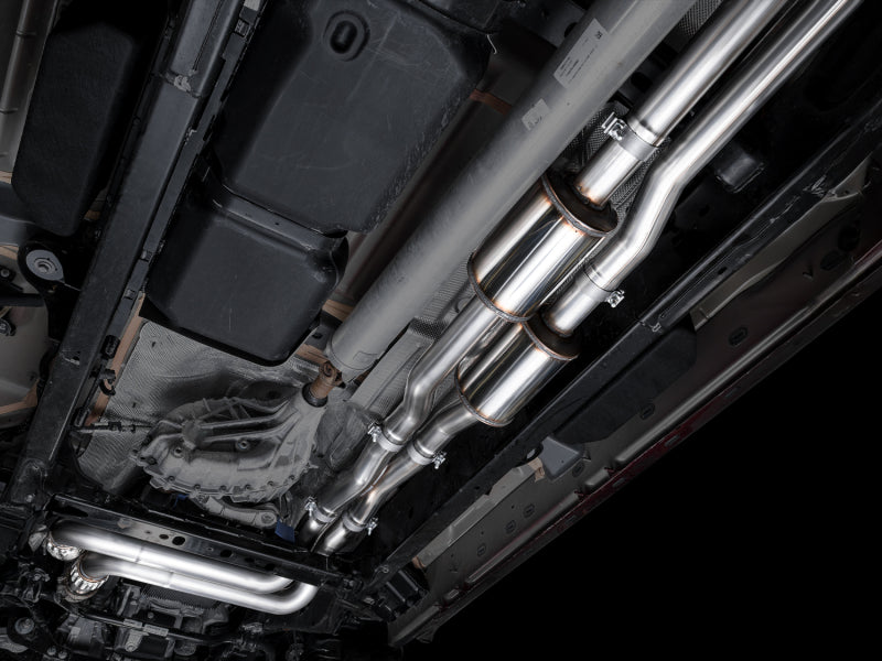 AWE Tuning 25+ RAM 1500 3.0TT 0FG Cat-Back Touring Exhaust - Diamond Black Tips - 3015-33530
