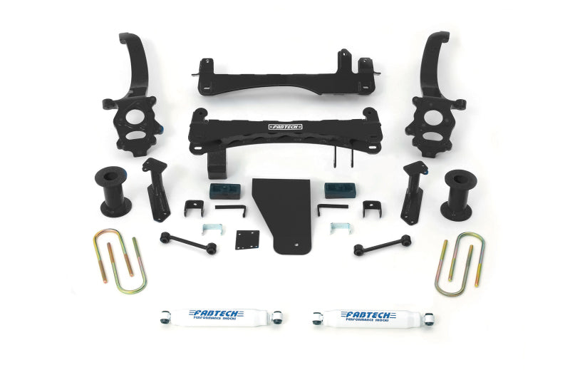 Fabtech 14-17 Nissan Titan 4WD 6in Basic Sys w/Perf Shks - K6008
