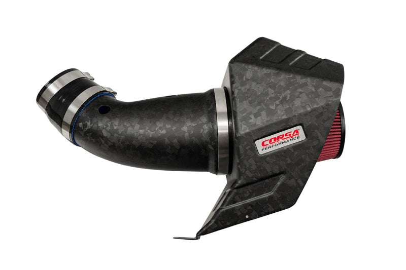 Corsa 2020-2025 Dodge Durango SRT Hellcat Carbon Fiber Air Intake w/ DryTech Forged CF - Black - 44011D-MF