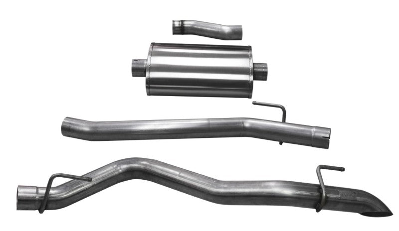 Corsa 2020-2025 Jeep Gladiator JT 3.0in Cat-Back Single Side Exit w/ Turn Down Tip - 21061