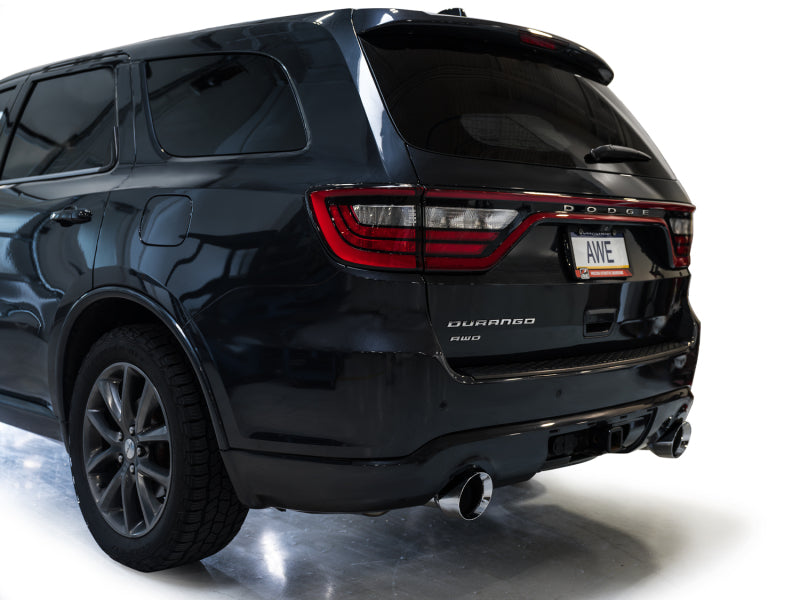 AWE Tuning 11-24 Dodge Durango 5.7L Track Edition Exhaust w/ Chrome Silver Tips - 3020-32575