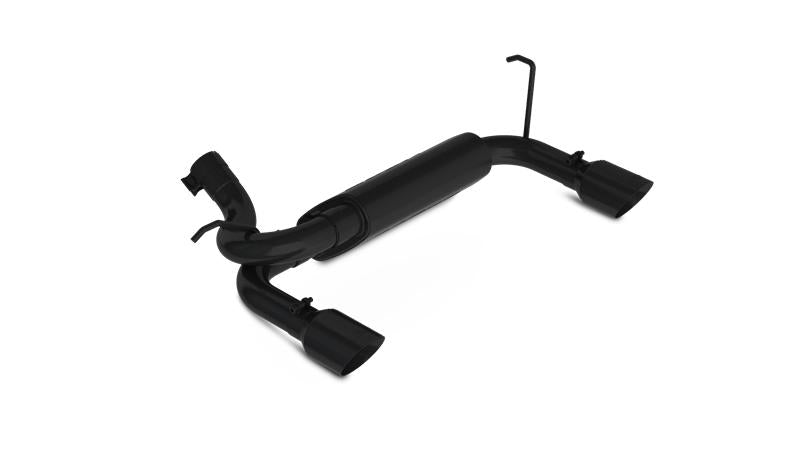 MBRP 07-14 Jeep Wrangler/Rubicon 3.6L/3.8L V6 Axle-Back Dual Rear Exit Black Performance Exhaust Sys - S5528BLK