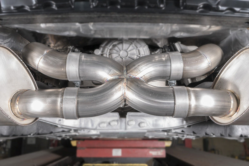 Stainless Works 20-21 Chevrolet Corvette C8 6.2L Redline Cat-Back Exhaust w/ Polished Tips - C8CBR