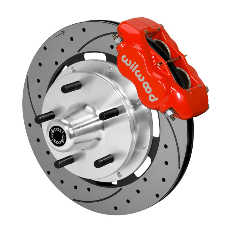 Wilwood kit front PINTO/MUSTANG ii 74-78 FDLI 5X5.00 hub 12.19 rotor SRP red - 140-14530-DR