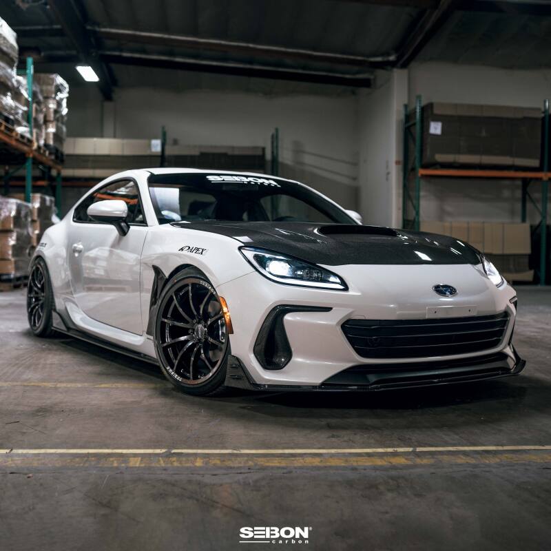 Seibon 22-23 Subaru BRZ MB-Style Carbon Fiber Front Lip - FL22SBBRZ-MB