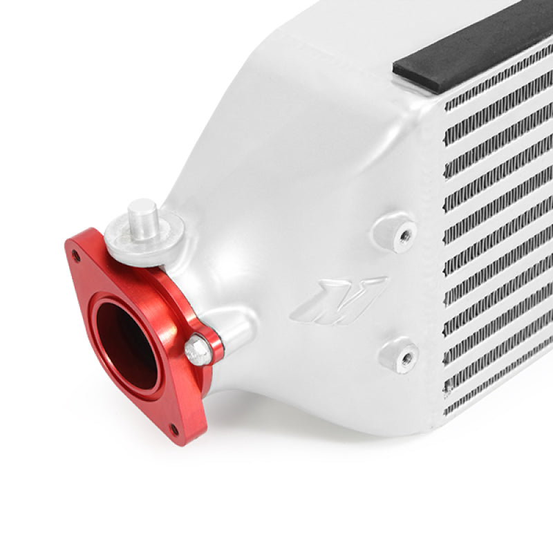 Mishimoto 2016+ Honda Civic 1.5T / 2017+ Honda Civic Si Silver Intercooler Kit w/Red Pipes - MMINT-CIV-16KSLWRD