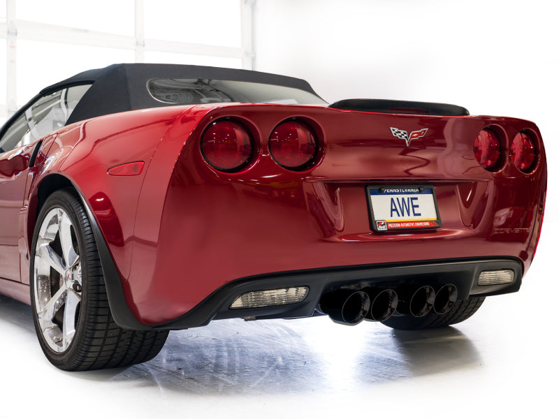 AWE Tuning 09-13 Chevrolet Corvette 6.2L Touring Edition Axle-Back Exhaust w/ Diamond Black Tips - 3015-43662