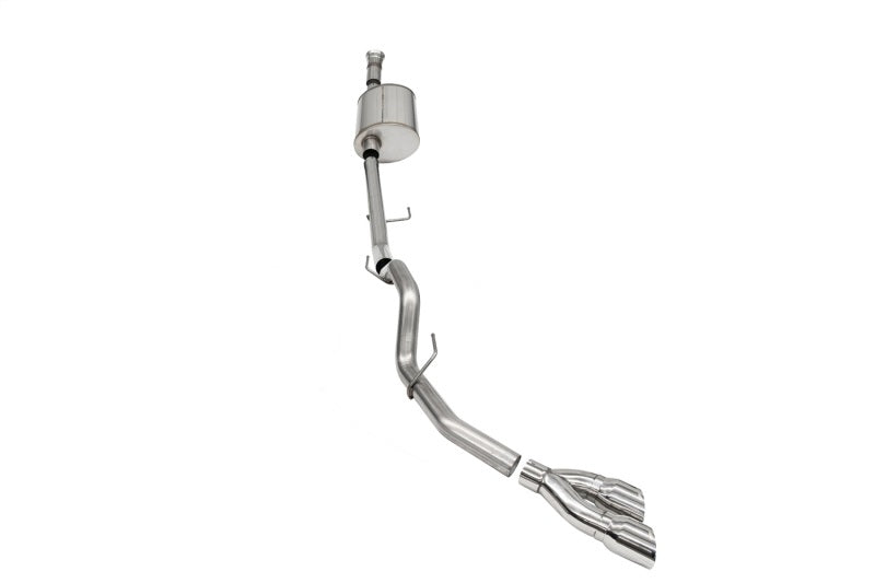 Corsa 2021-2025 Ford F-150 SuperCab/6.5in Bed 5.0L V8 Sport Cat-Back Single Side Exit-Polished - 21157