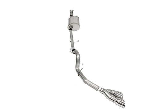 Corsa 2021-2025 Ford F-150 SuperCab/6.5in Bed 5.0L V8 Sport Cat-Back Single Side Exit-Polished - 21157